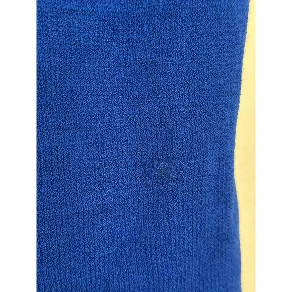 St. John M/L Royal Blue Sleeveless Knit Sweater Shell Tank Top Scoop Neck - Picture 10 of 12